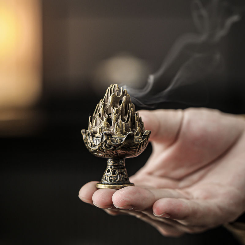 Home Fragrance Miniso - Boshan Censer Incense Burner Handmade Alloy