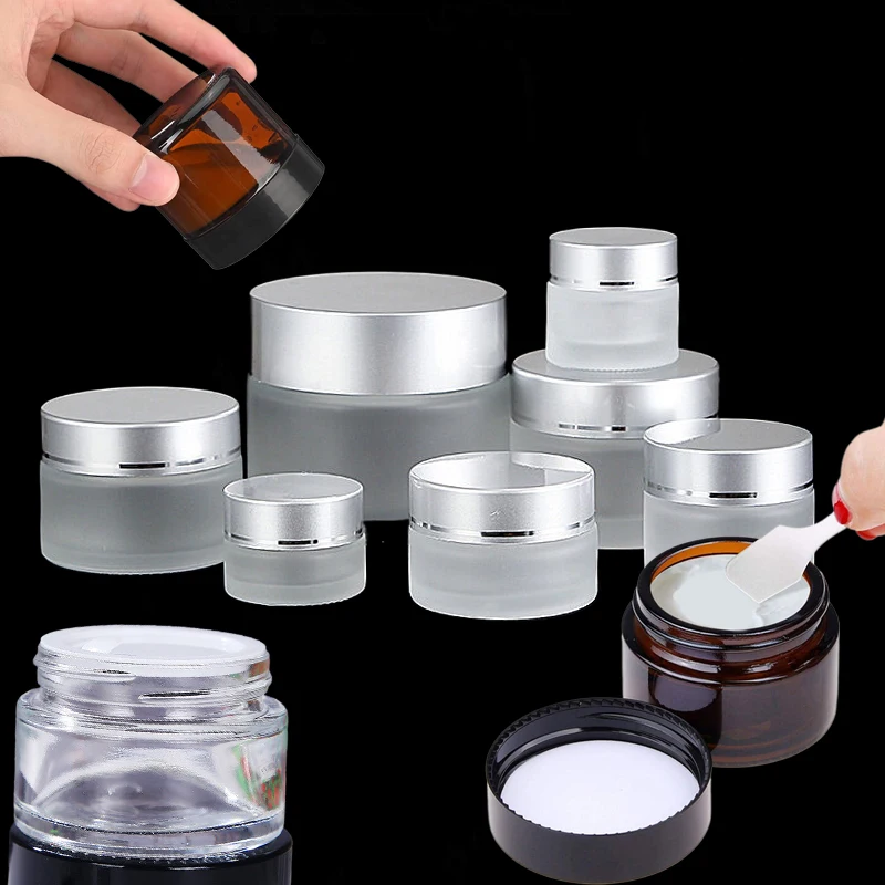 5Pcs 5g-100g Mini Amber Round  - Amber Jar Candle 评论和价格