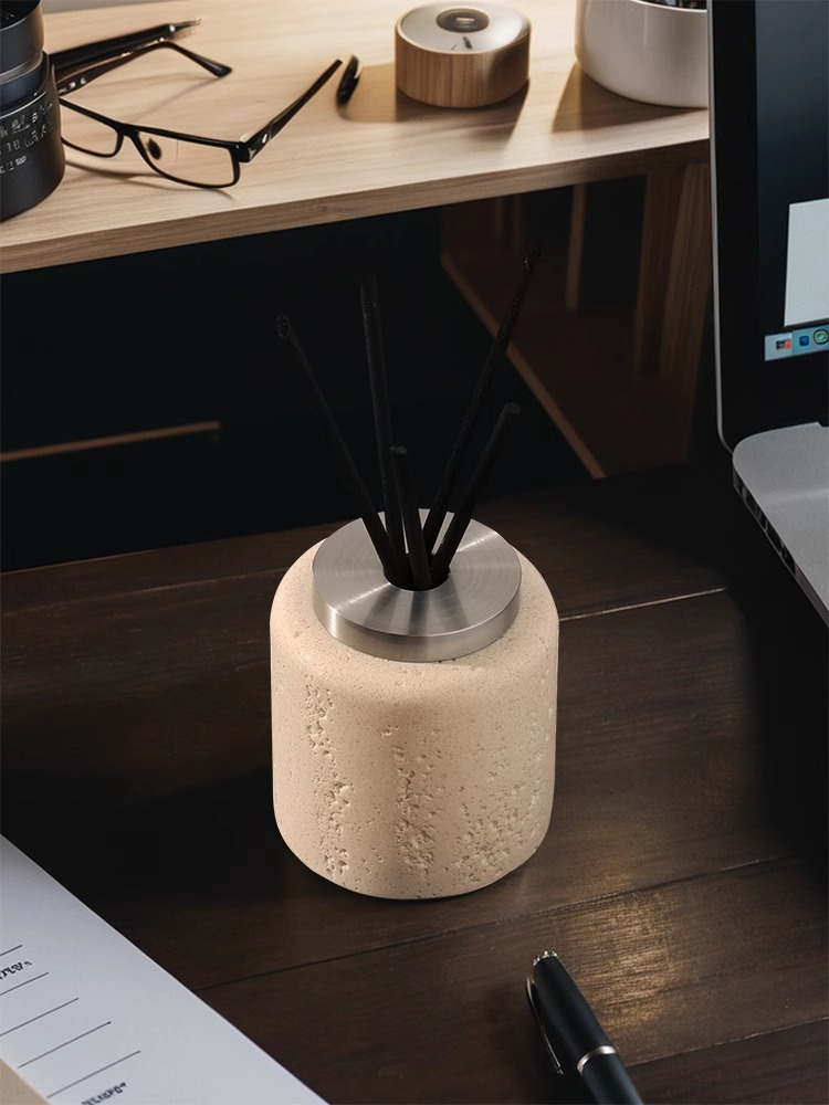 Natural Marble Aroma Diffuser  - Home Fragrance Set Gift 评论和价格