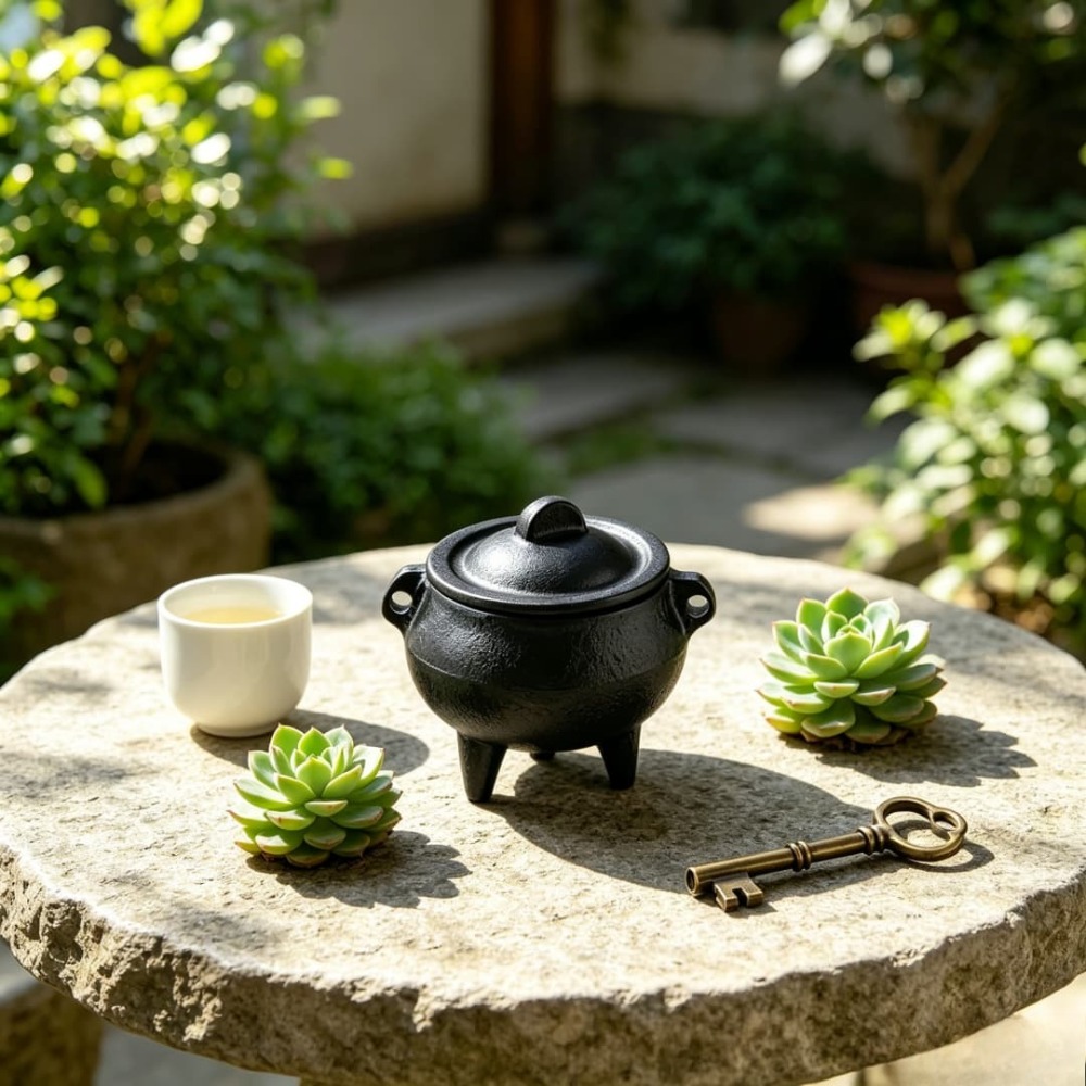 Mini Cast Iron Cauldron Incens - Home Fragrance Miniso 评论和价格