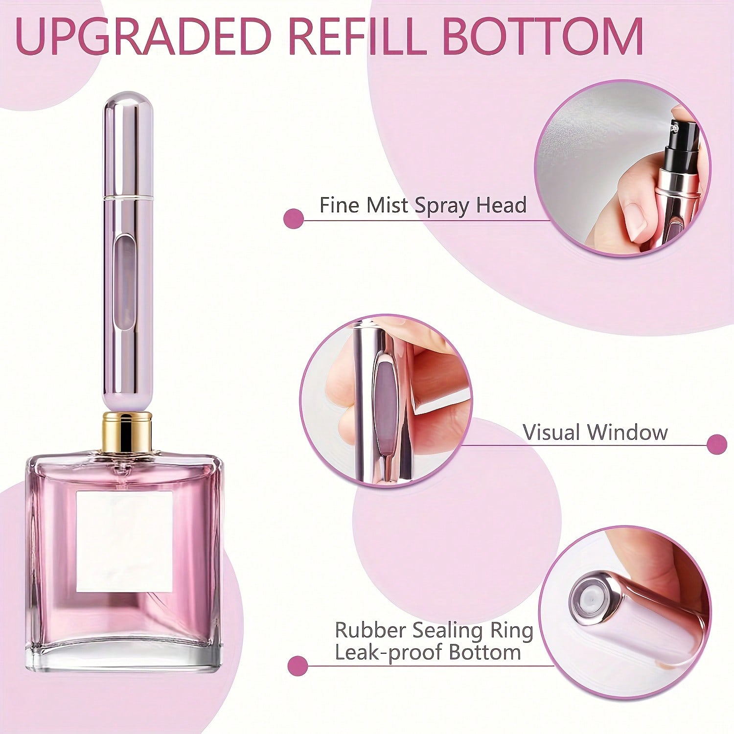 1PC 10ml Portable Perfume Trav - Perfume Atomizer Travel 评论和价格