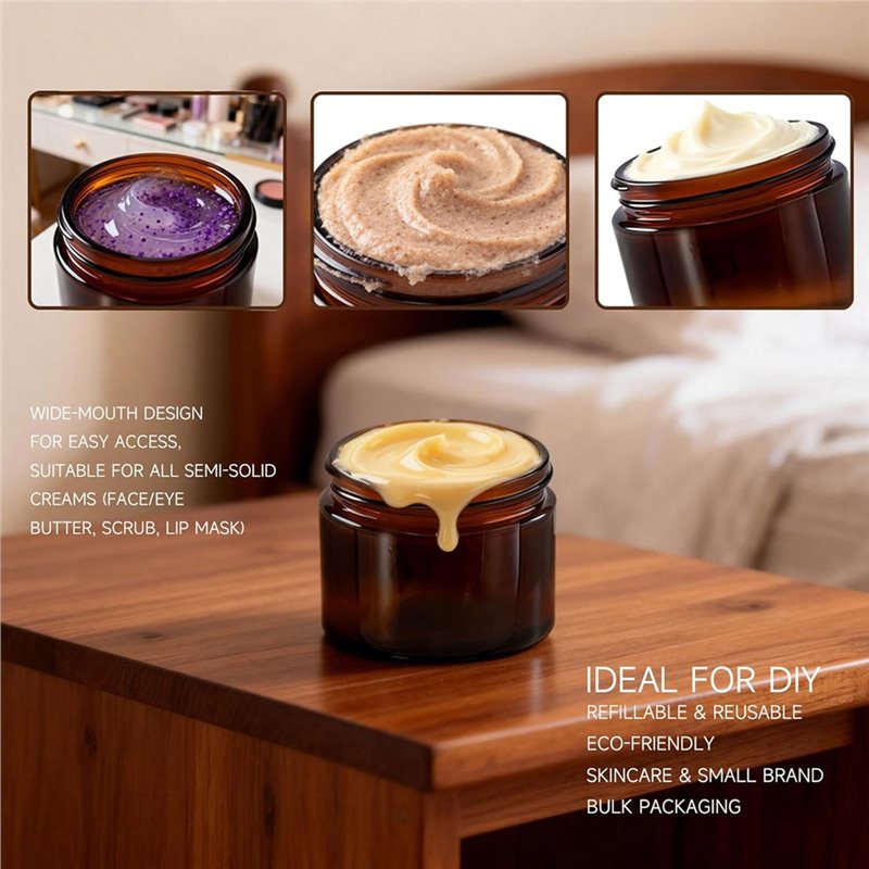AA05 For Homemade Cosmetics, B - Amber Jar Candle 评论和价格