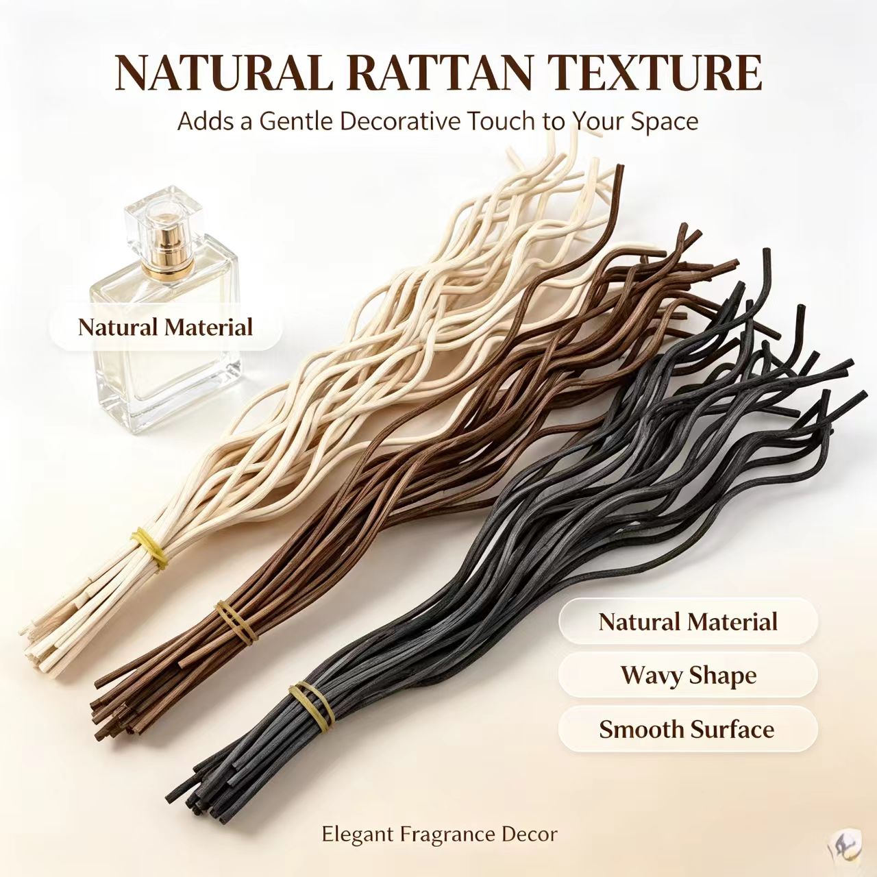 20Pcs Long Wavy Rattan Reed Di - Home Fragrance M&S Disinfectant Hack 评论和价格