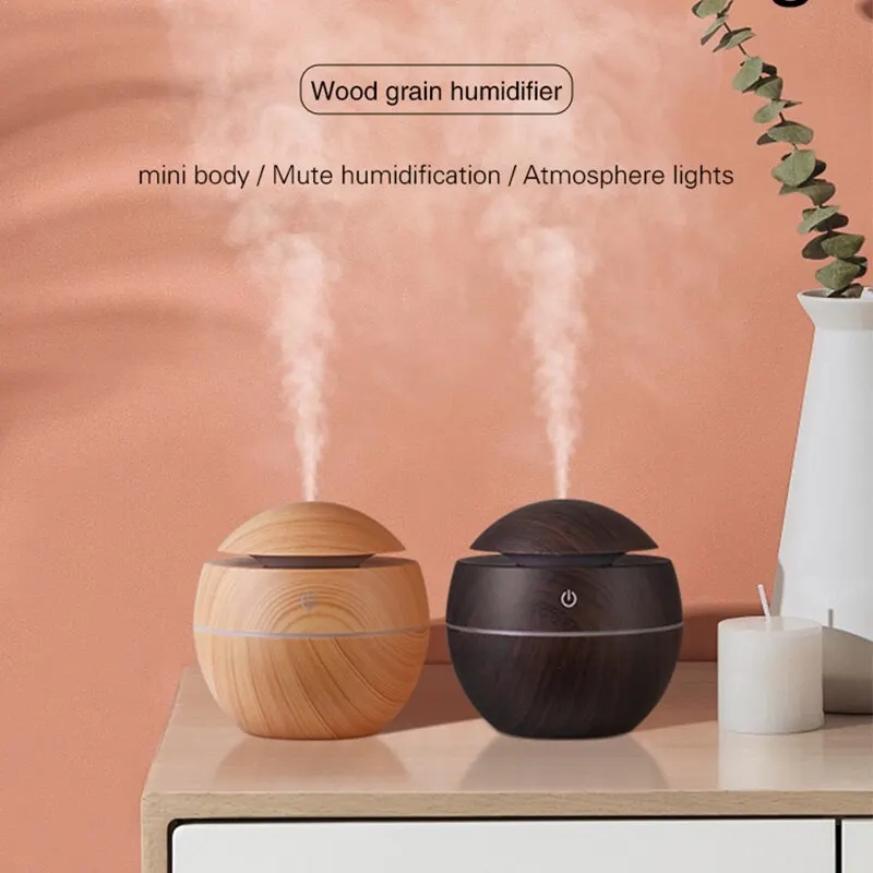 Home Wood Grain Air Humidifier - Home Fragrance Mist 评论和价格