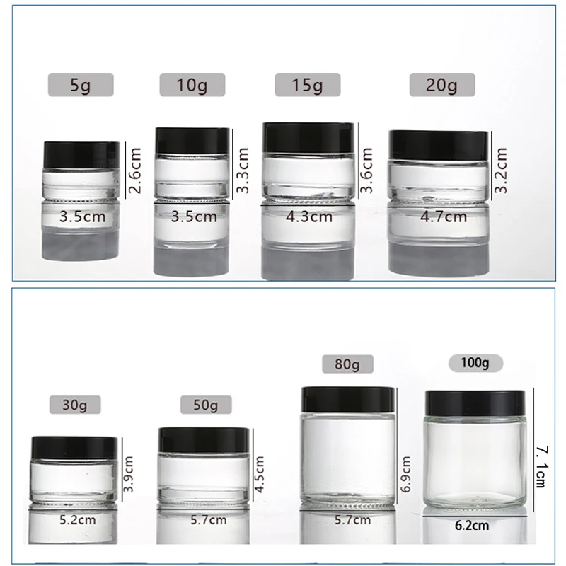 5Pcs 5g-100g Amber Empty Glass - Amber Jar Candle 评论和价格