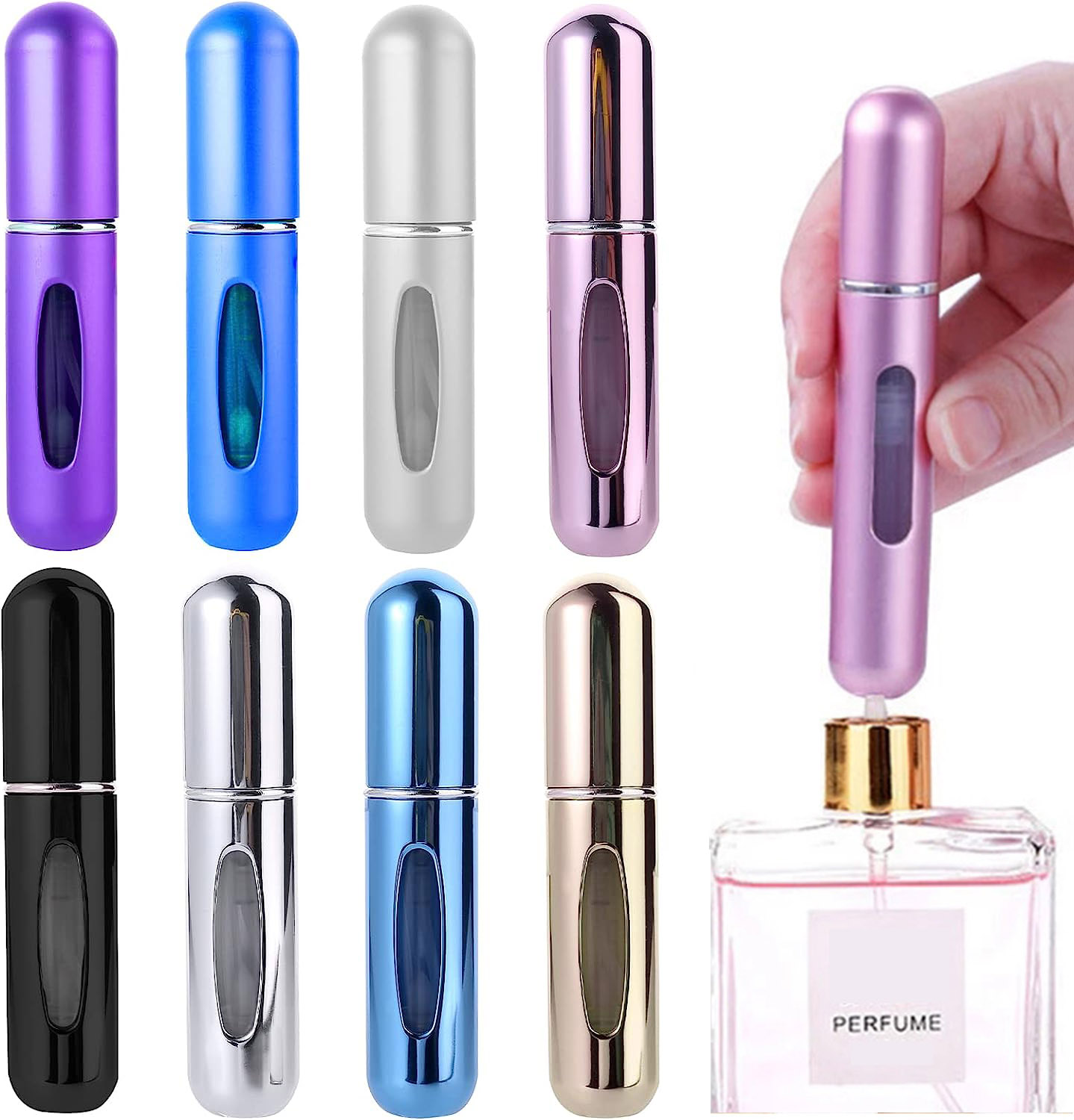 Refillable Mini Perfume Bottle - Perfume Atomizer Travel 评论和价格