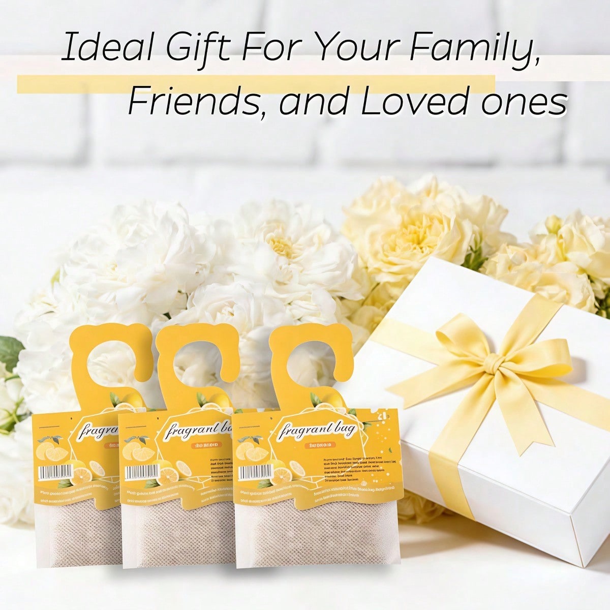 Hanging Lemon Scented Sachets, - Home Fragrance M&S Disinfectant Hack 评论和价格