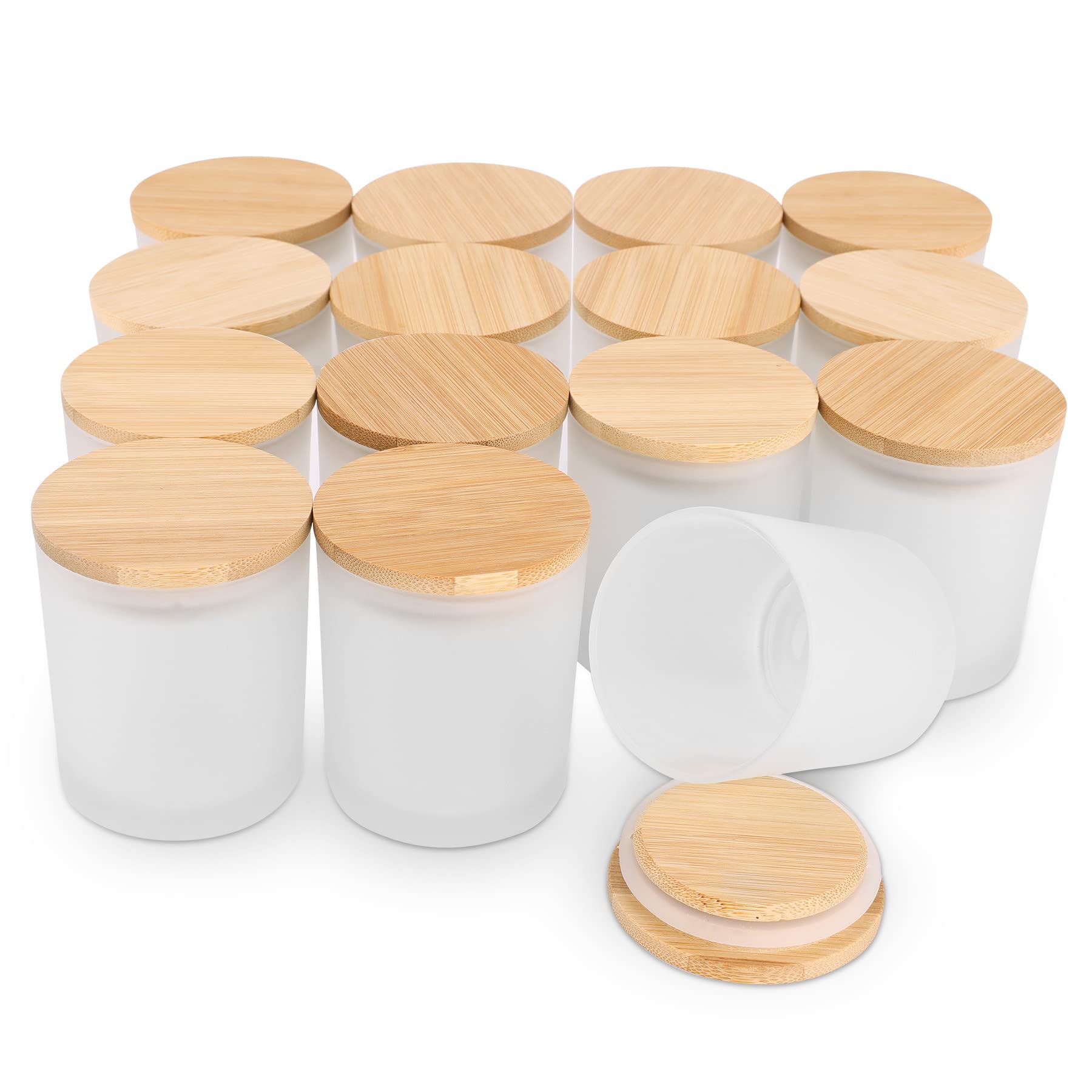 6-Pack 6OZ Frosted Amber Glass - Amber Jar Candle 评论和价格