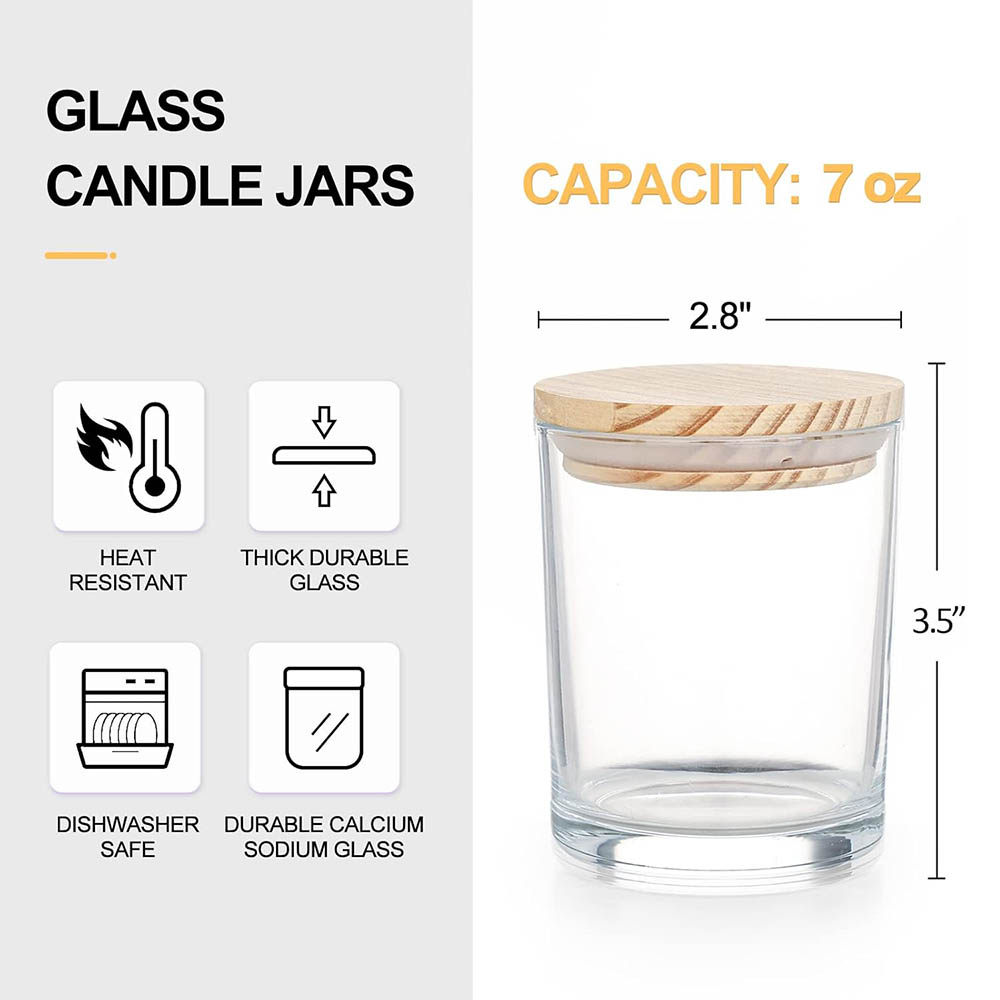 200ml Thick Candle Jars for Ma - Amber Jar Candle 评论和价格