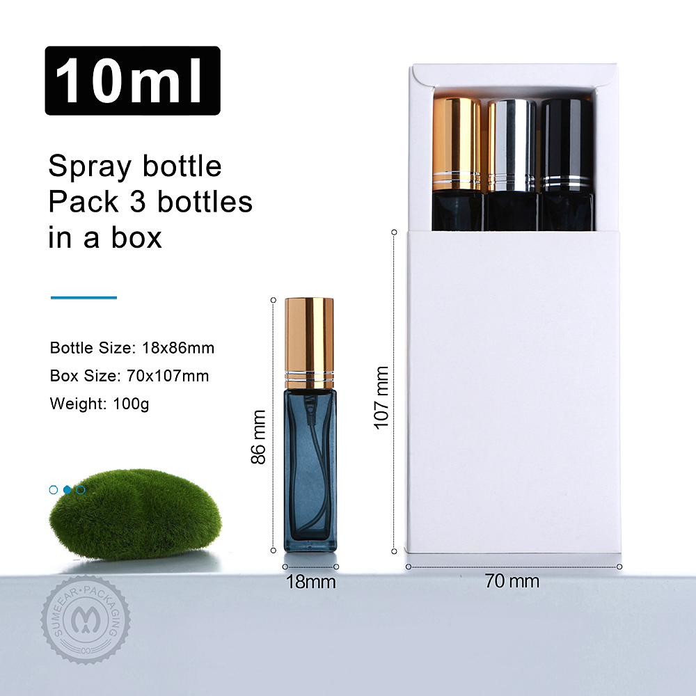 5/10/15Pcs 10ml Blue Perfume B - Perfume Atomizer Travel 评论和价格
